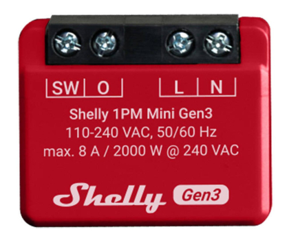 Inteligentny sterownik Shelly Inteligentny sterownik 1PM Mini Gen3